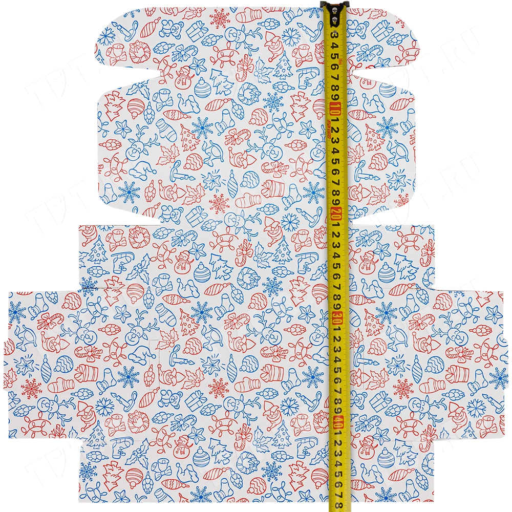 Подарочная коробка «Новогоднее чудо», белая, 180*140*60 мм