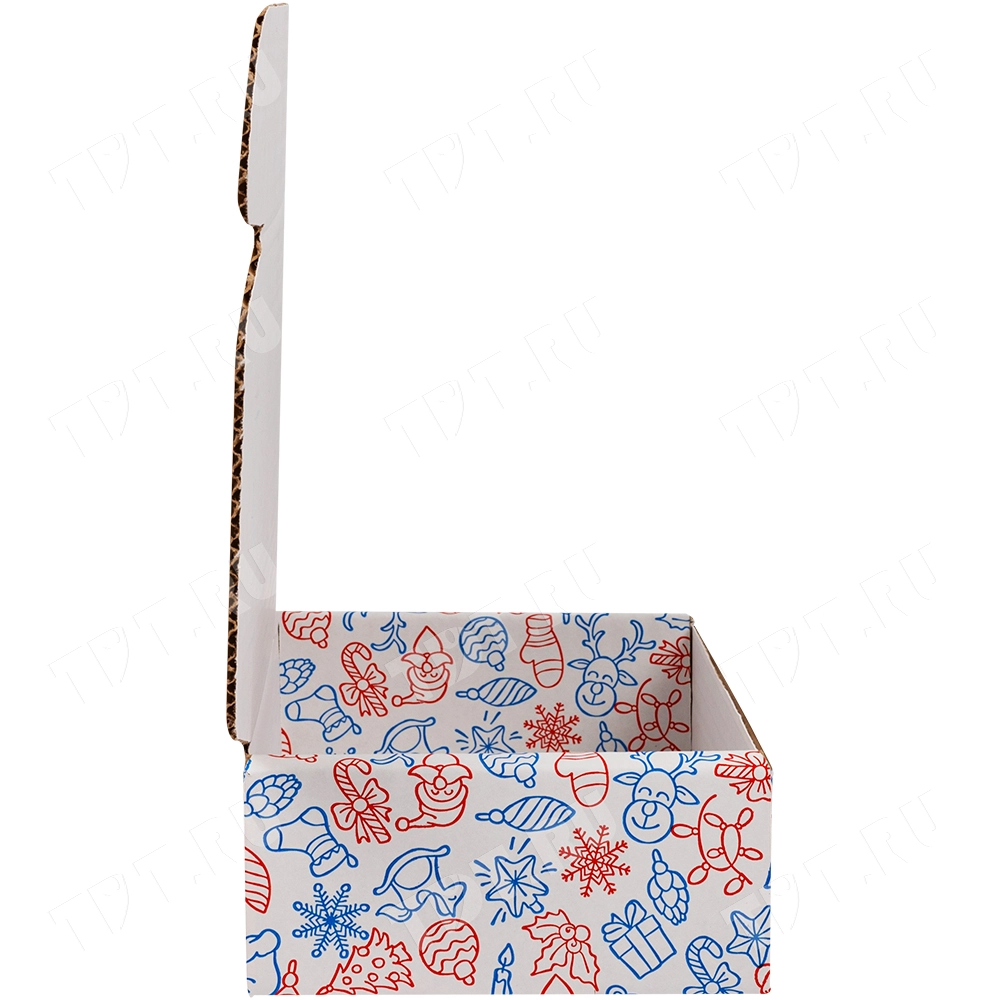 Подарочная коробка «Новогоднее чудо», белая, 180*140*60 мм