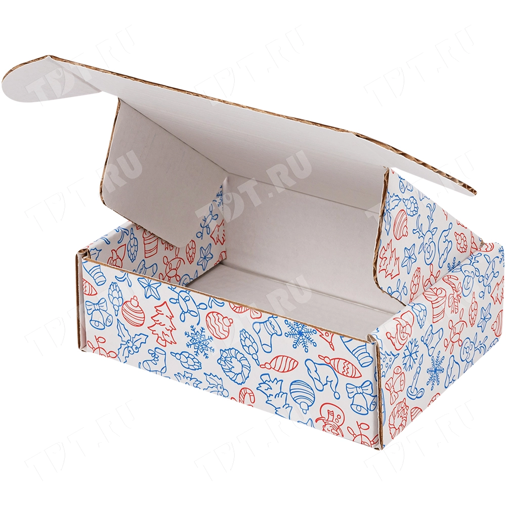 Подарочная коробка «Новогоднее чудо», белая, 180*140*60 мм