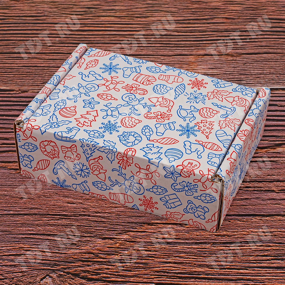 Подарочная коробка «Новогоднее чудо», белая, 180*140*60 мм