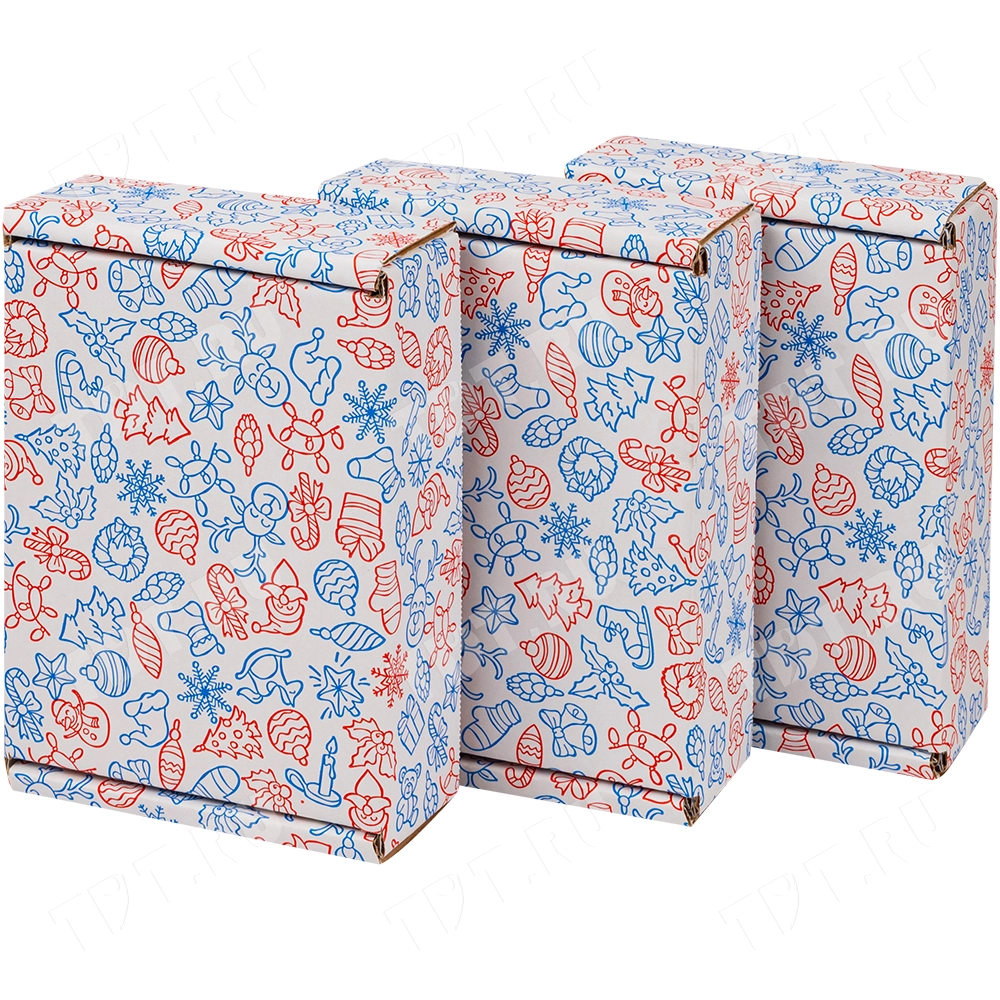 Подарочная коробка «Новогоднее чудо», белая, 180*140*60 мм