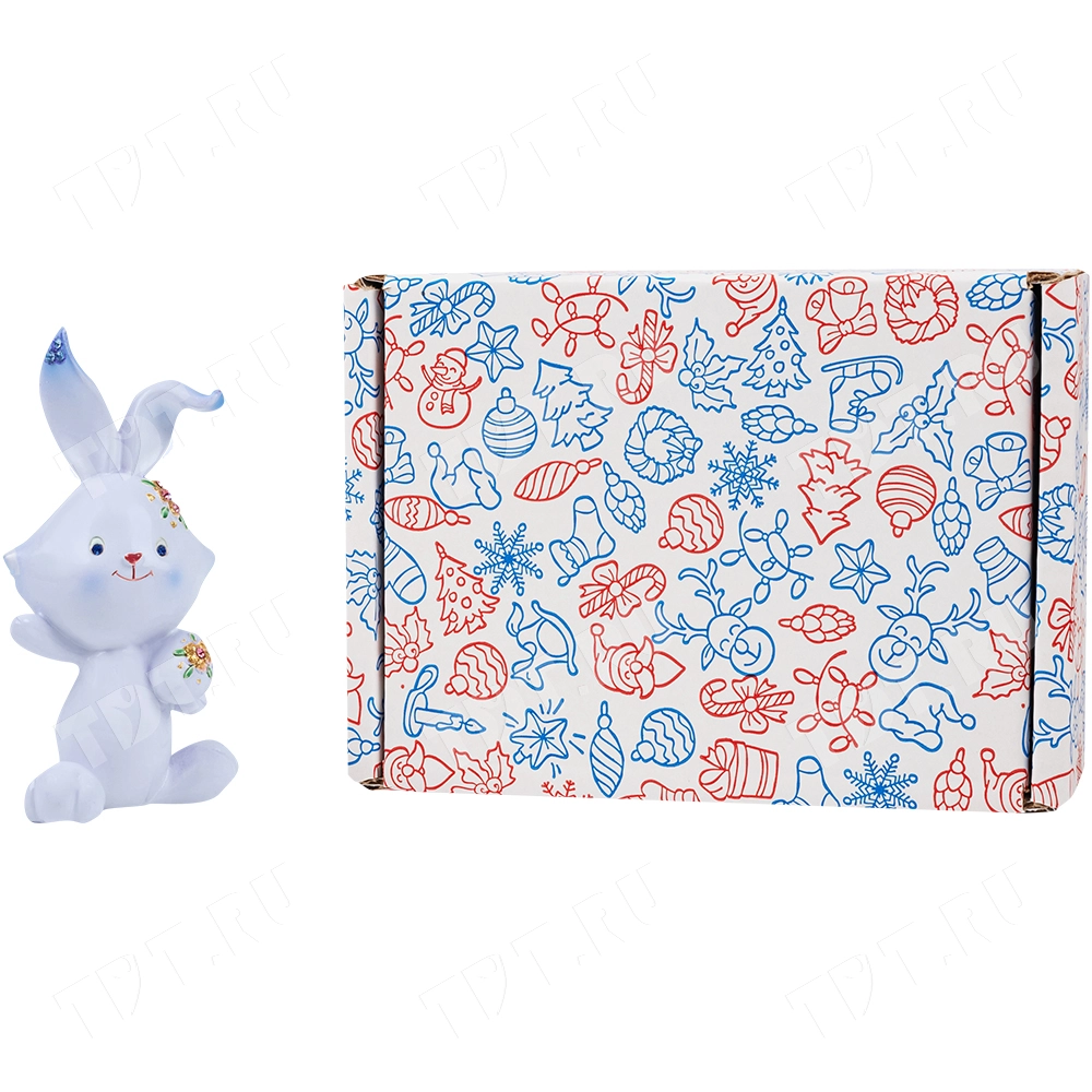 Подарочная коробка «Новогоднее чудо», белая, 180*140*60 мм