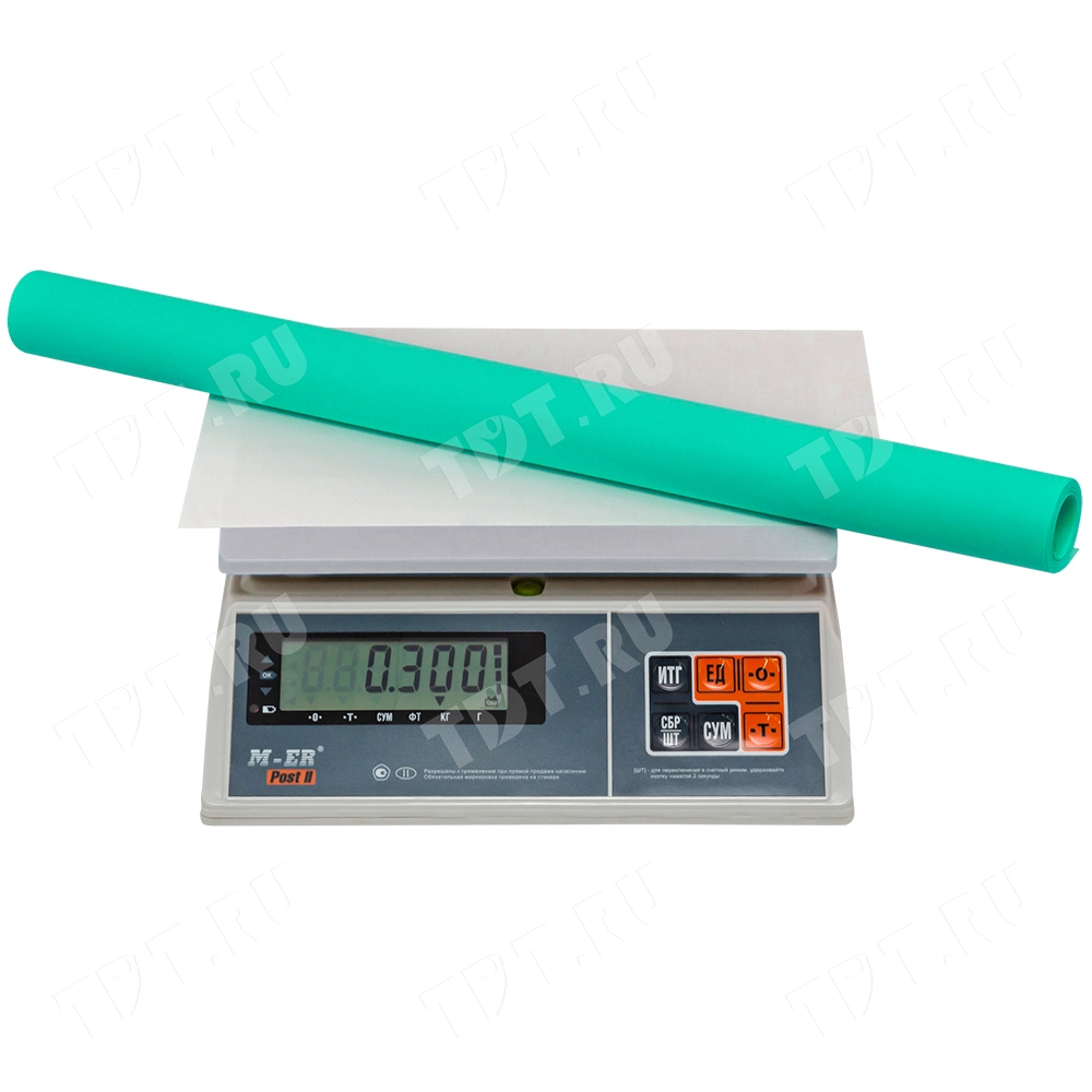 Бирюзовый пергамент, 10*0.5 м