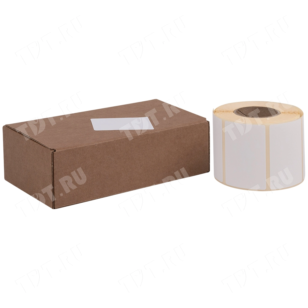 Термотрансферные этикетки ПЛГ 58*40 мм, втулка 40 мм, 550 шт./рол.