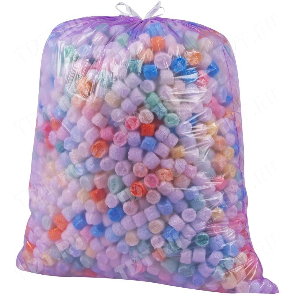 Наполнитель полистирольный «Конфетти», цветной, 50 л