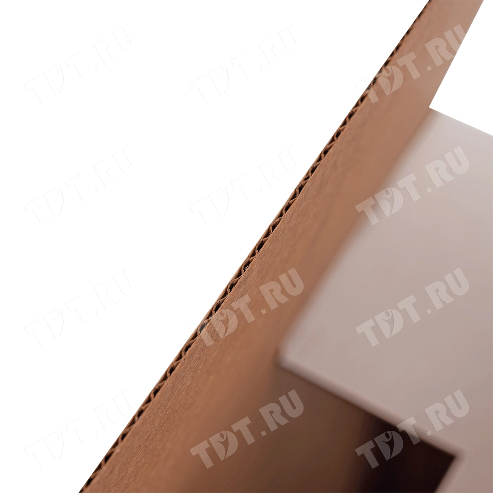 Короб для торта, с окнами и ручками, белый, 220*220*150 мм