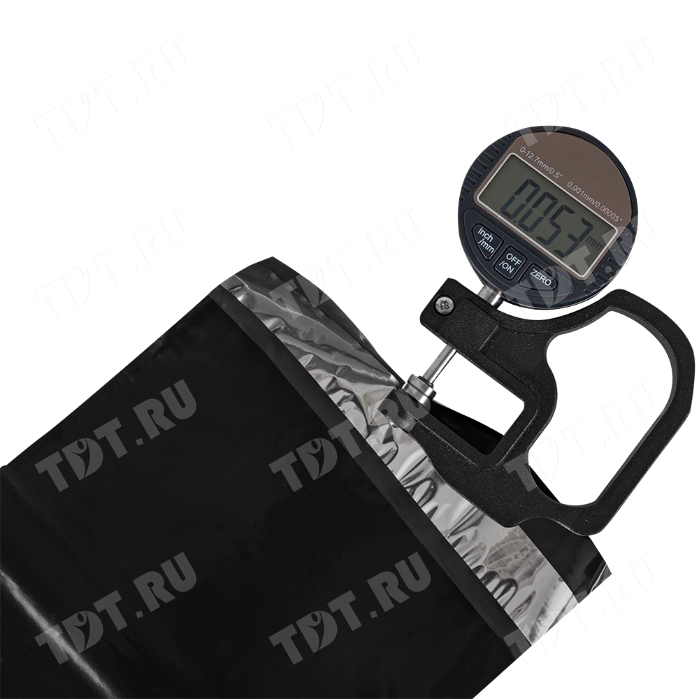 Курьер-пакет чёрный, без кармана, 300*400+40 мм, 50 мкм, 50 шт.