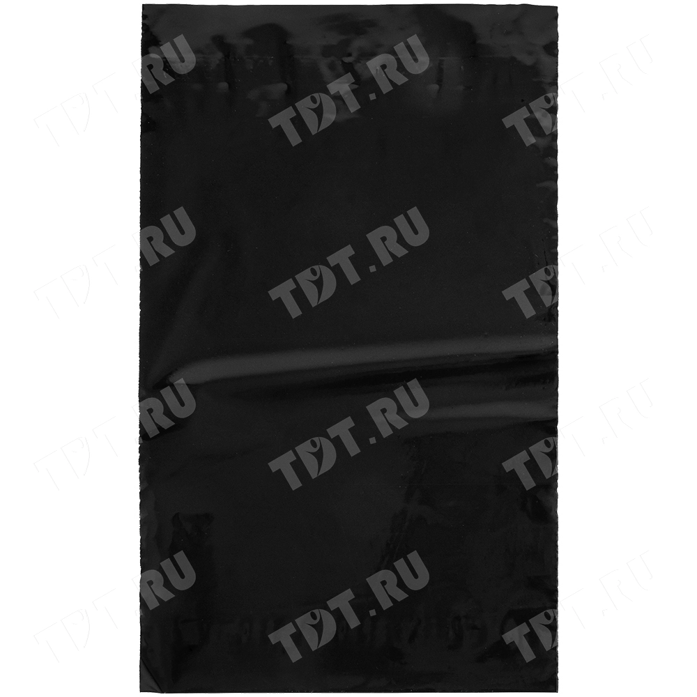Курьер-пакет чёрный, без кармана, 300*400+40 мм, 50 мкм, 50 шт.