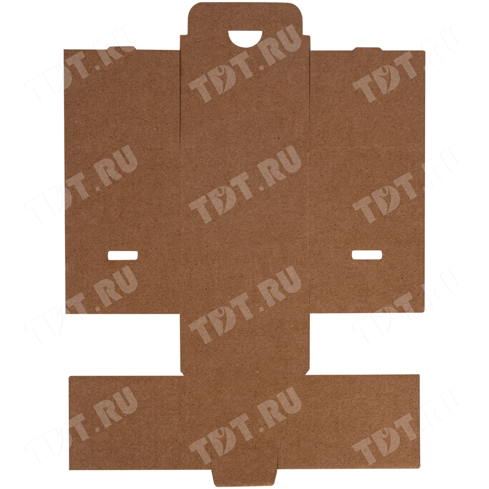 Самосборный короб №235-Ц, с язычком, 70*70*60 мм, Т-23 Е