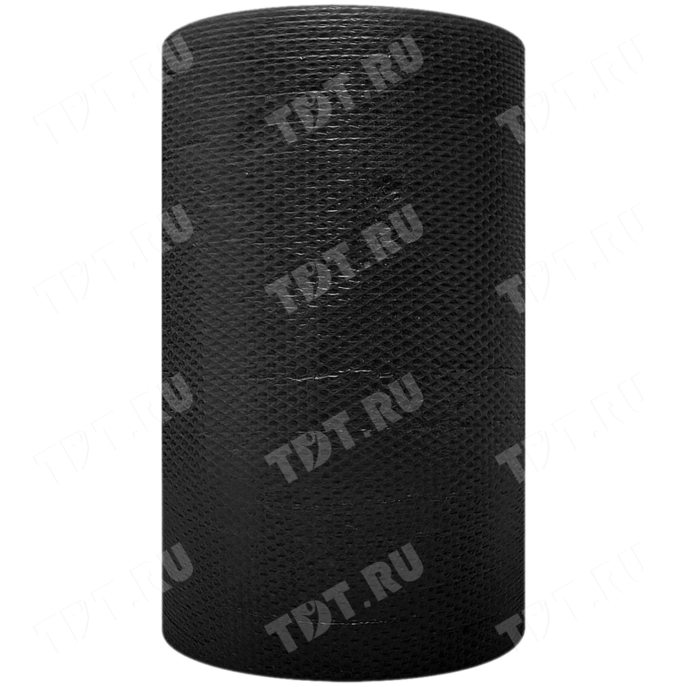 Воздушно пузырьковая пленка, 50*0.6 м «Black bubble», 60 г/м², чёрная, трёхслойная