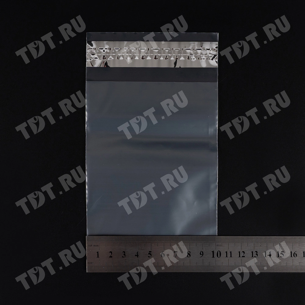 Курьер-пакет прозрачный, без кармана, 100*150+40 мм, 50 мкм, 100 шт.