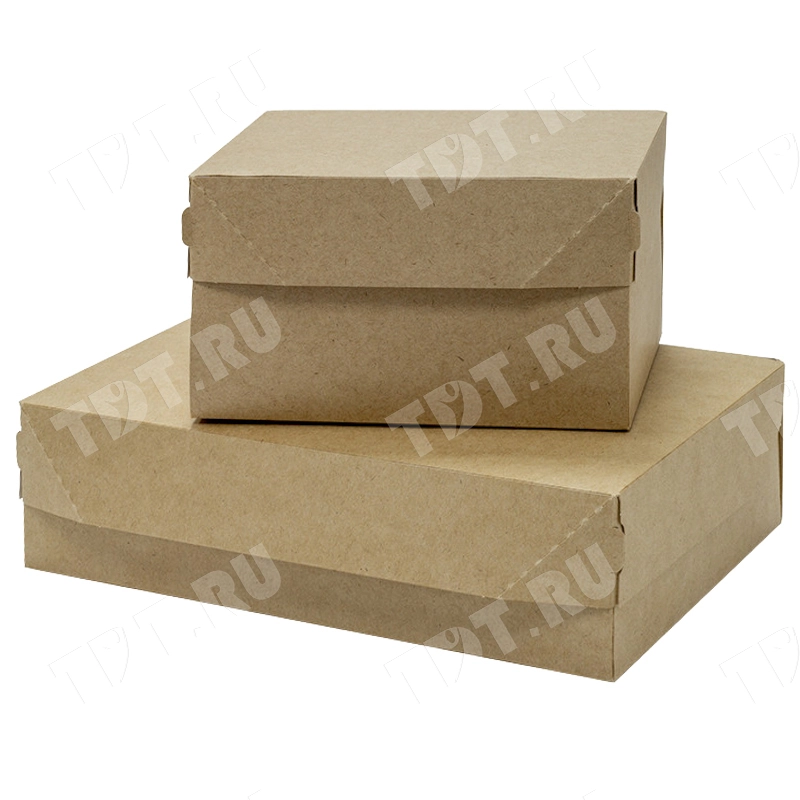 Контейнер универсальный «Candy Box», крафт, 1200 мл, 150*100*85 мм, 20 шт.