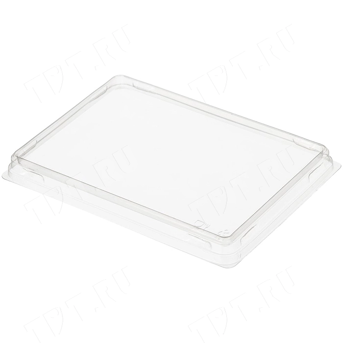 Контейнер «Crystal Box» с прозрачной крышкой, белый, 400 мл, 145*95*45 мм, 50 шт.