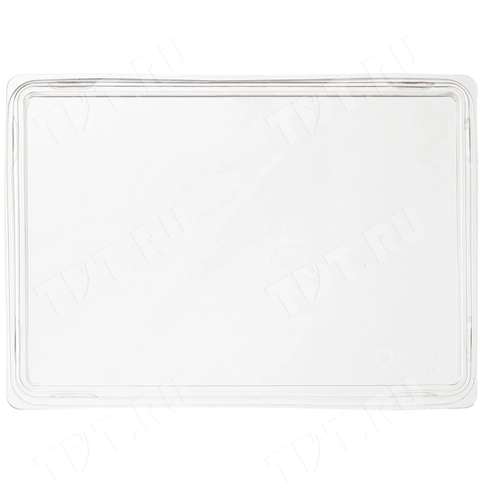 Контейнер «Crystal Box» с прозрачной крышкой, белый, 400 мл, 145*95*45 мм, 50 шт.