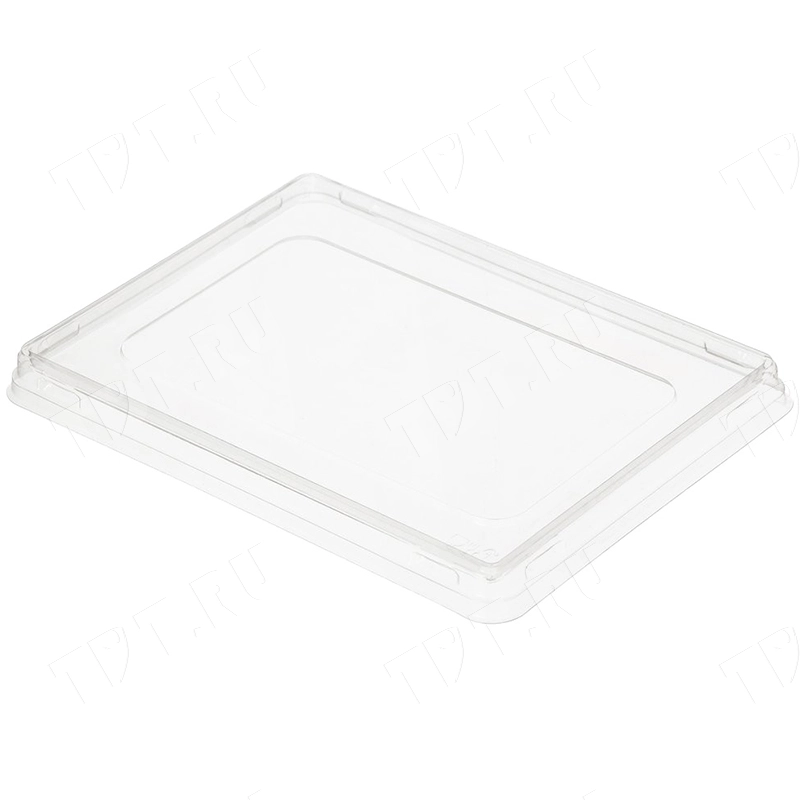 Контейнер «Crystal Box» с прозрачной крышкой, белый, 500 мл, 165*120*45 мм, 50 шт.