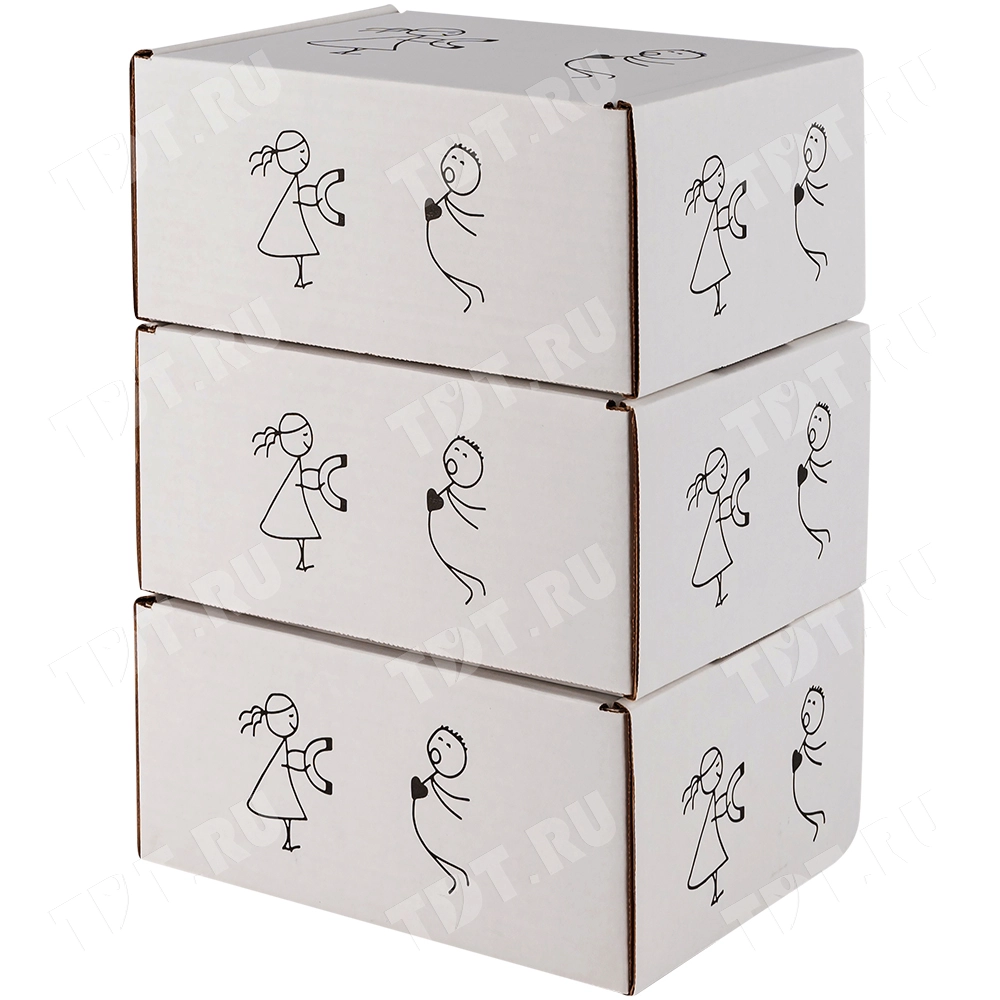 Подарочная коробка «Примагнитило», беленая, 216*175*106 мм