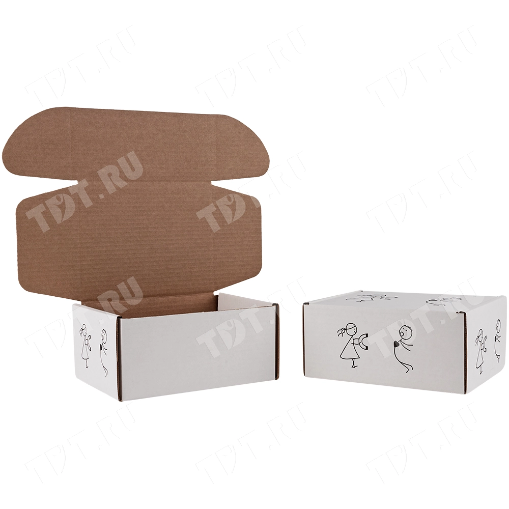 Подарочная коробка «Примагнитило», беленая, 216*175*106 мм