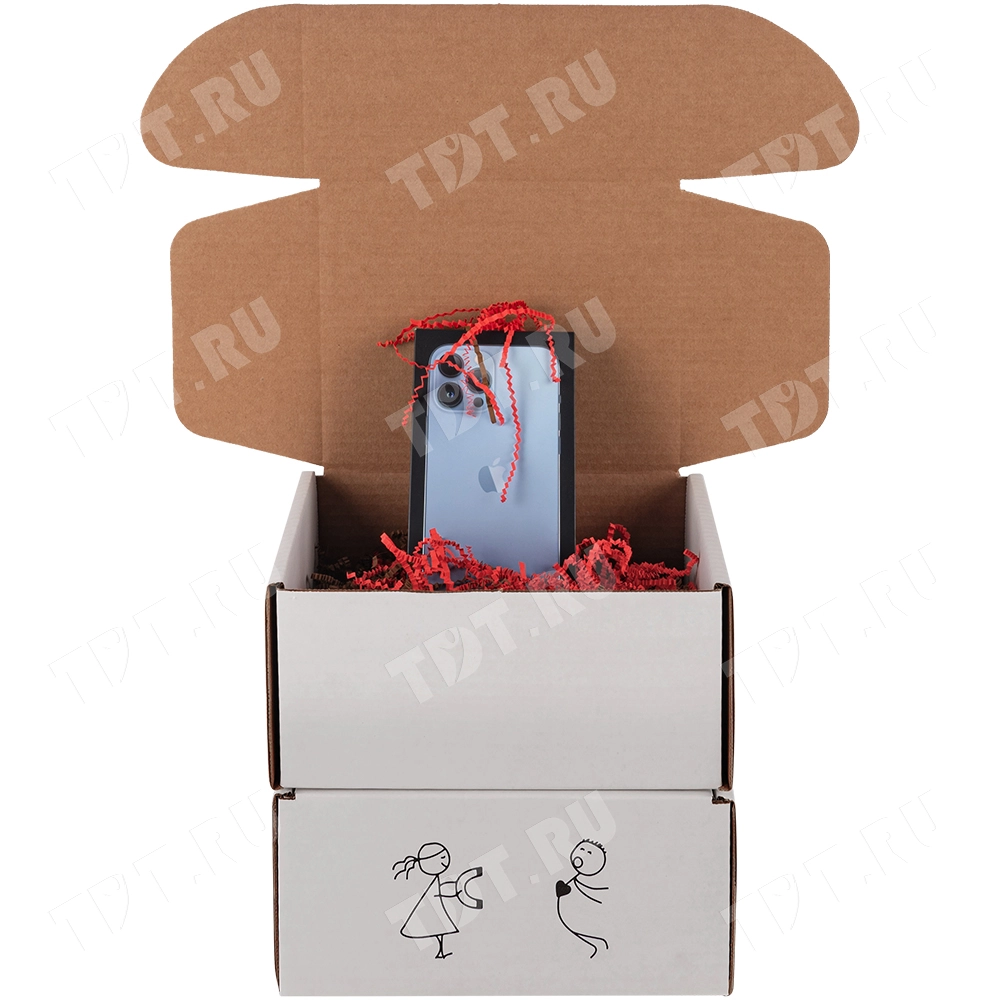 Подарочная коробка «Примагнитило», беленая, 216*175*106 мм