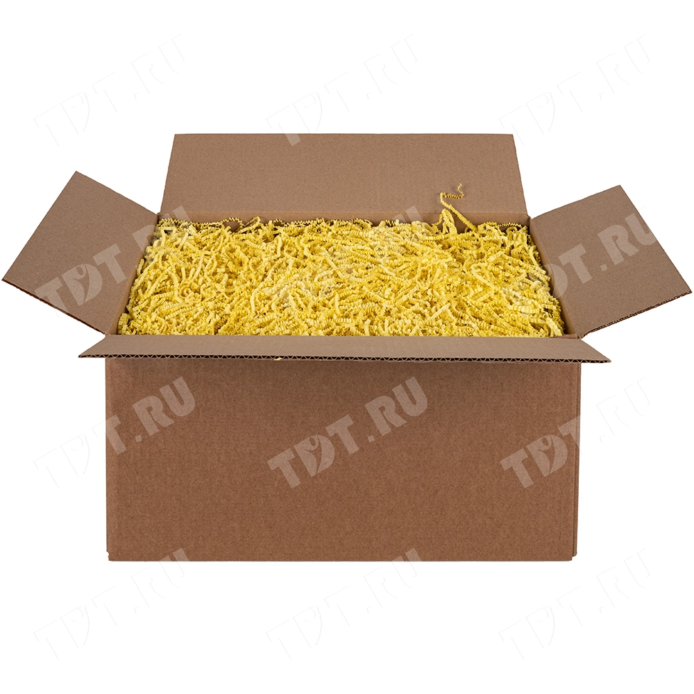 Бумажный наполнитель «Солнышко», цветная бумага, жёлтый, 1 кг