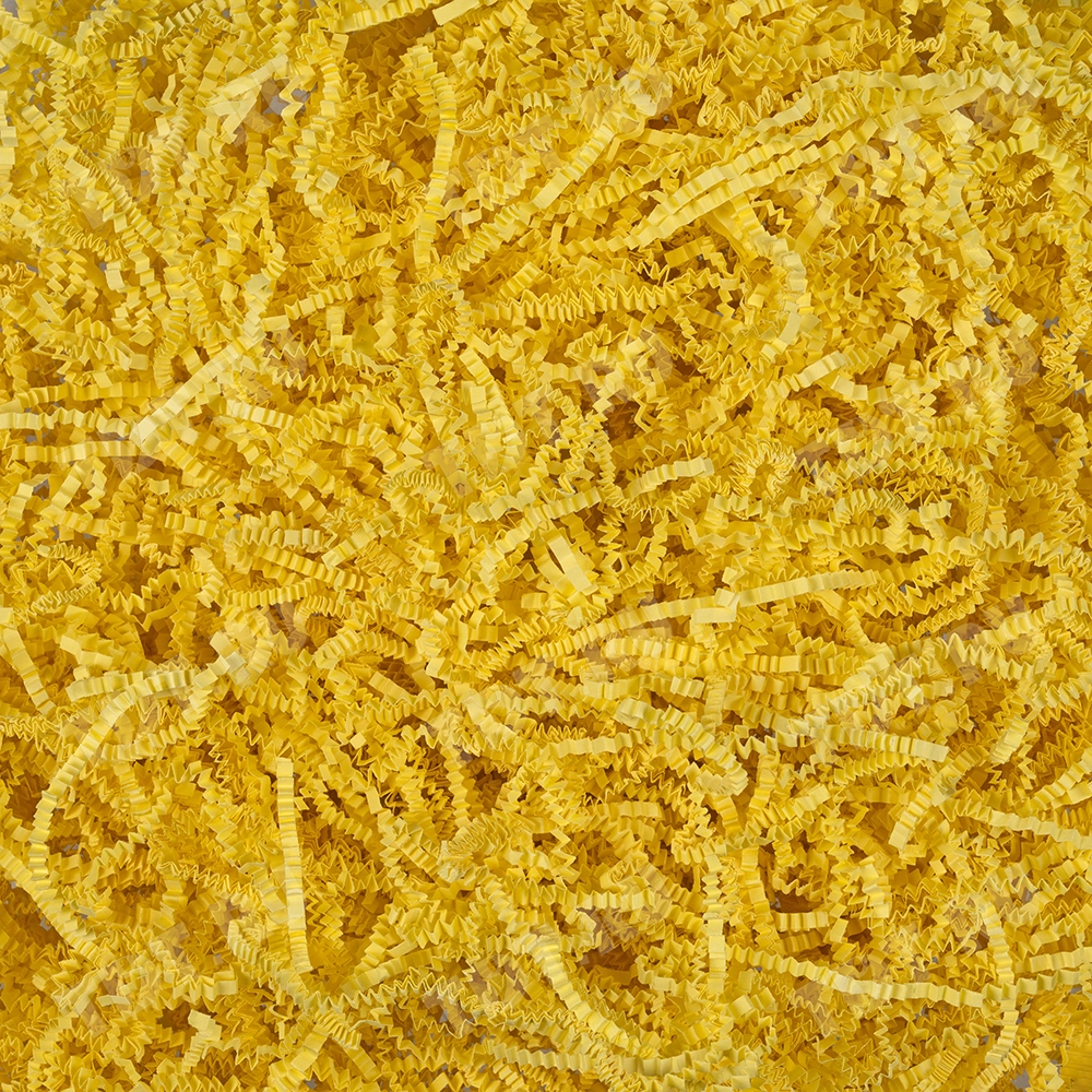 Бумажный наполнитель «Солнышко», цветная бумага, жёлтый, 1 кг