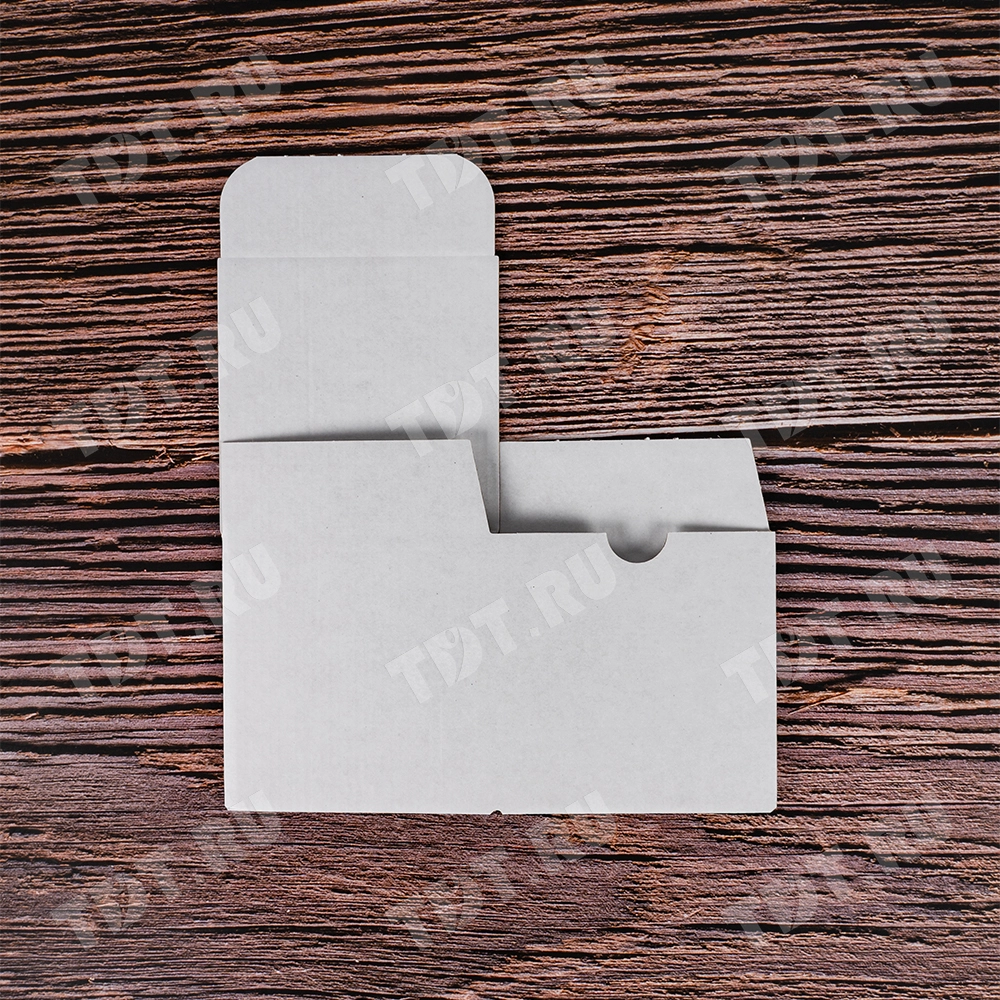 Самосборный короб №240/1, белый, складное дно, 110*110*110 мм, Т-22 Е