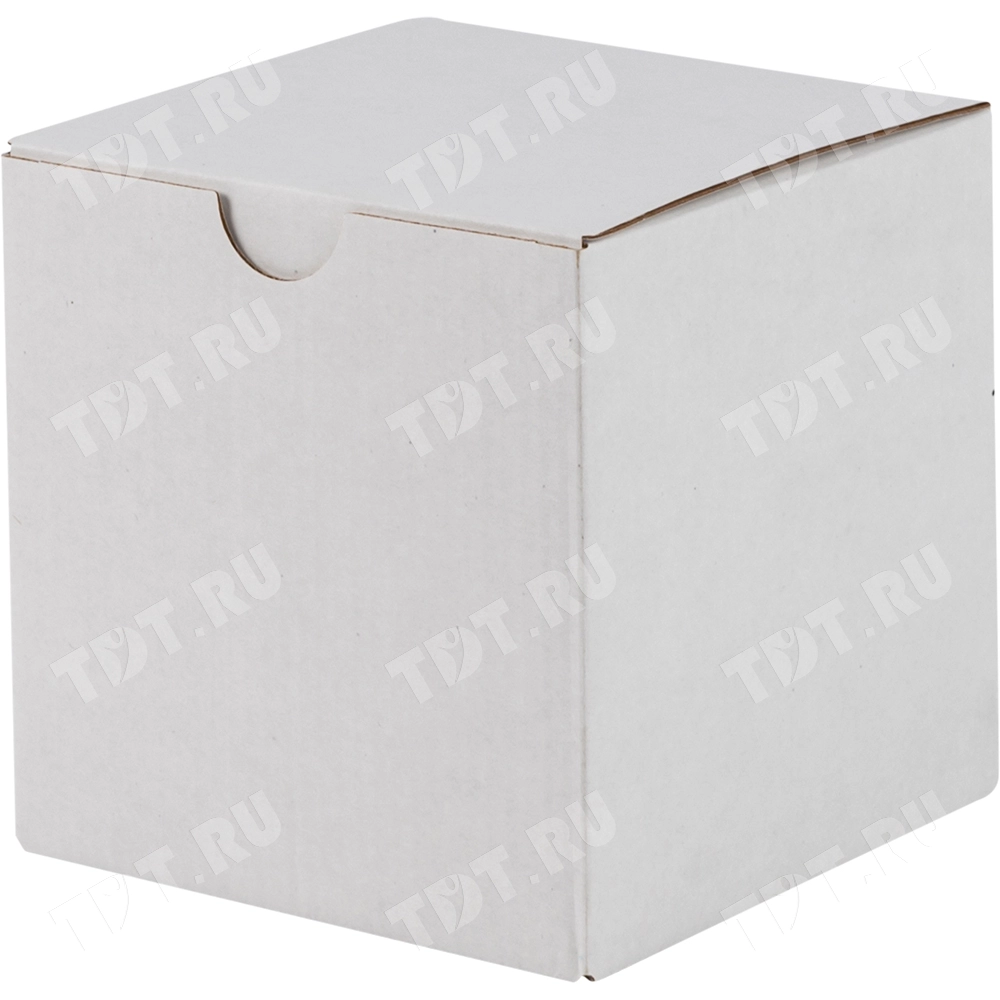 Самосборный короб №240/1, белый, складное дно, 110*110*110 мм, Т-22 Е