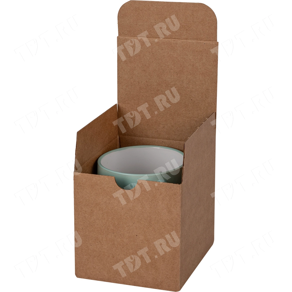 Самосборный короб №240, бурый, складное дно, 110*110*110 мм, Т-22 Е