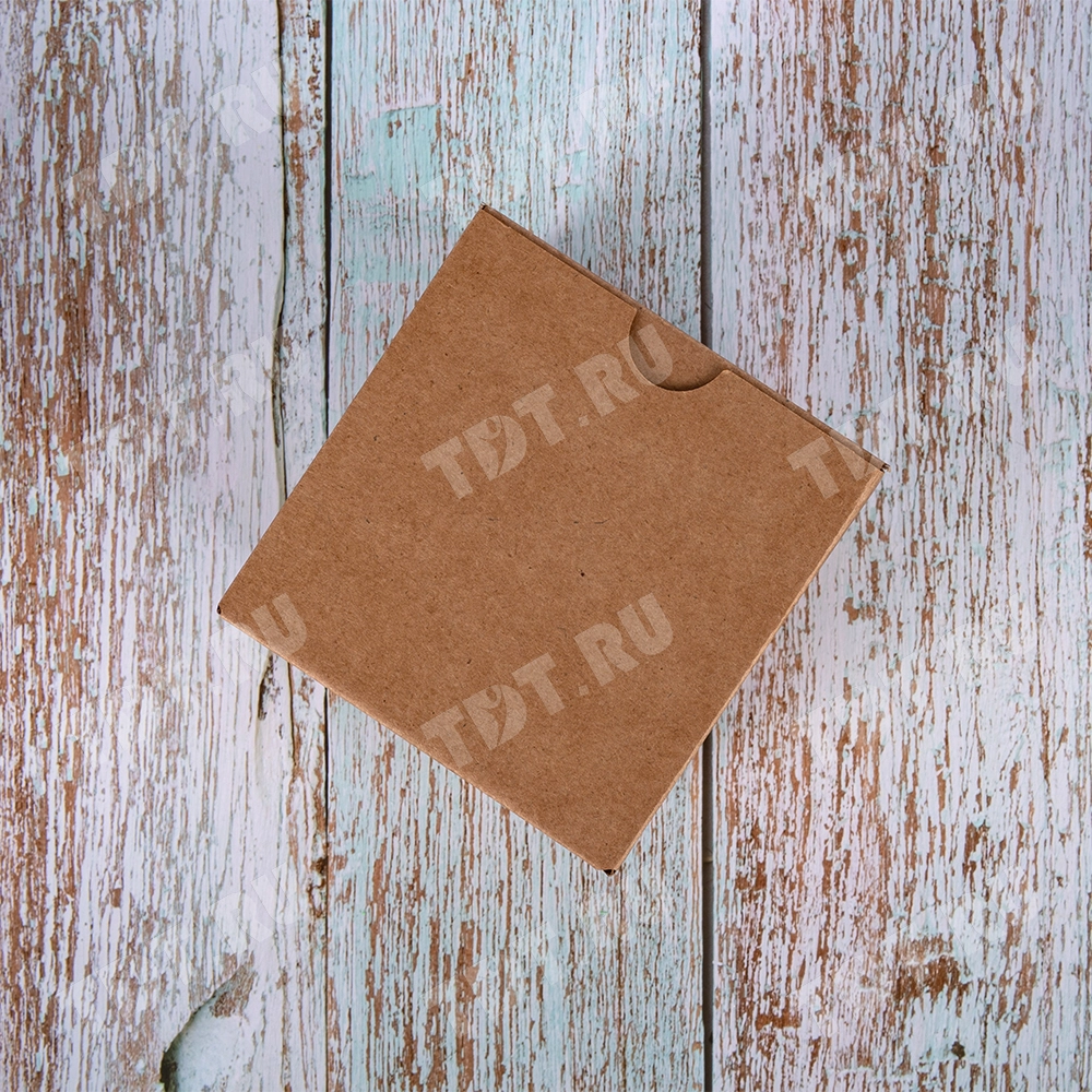 Самосборный короб №240, бурый, складное дно, 110*110*110 мм, Т-22 Е