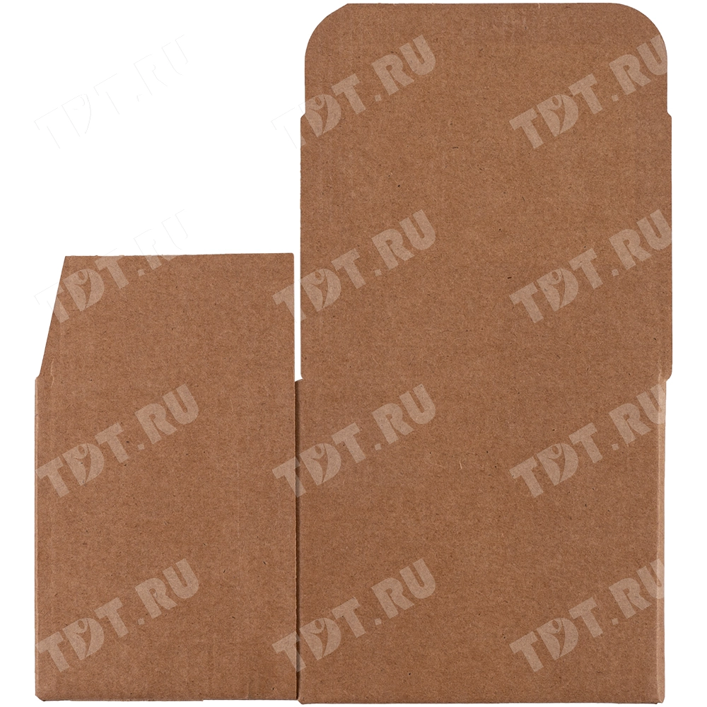 Самосборный короб №241, бурый, складное дно, 125*90*110 мм, Т-22 Е