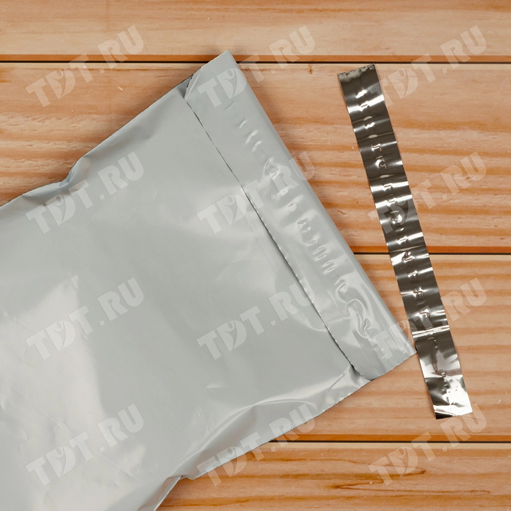 Курьер-пакет белый без печати, без кармана, 120*400+45 мм, 50 мкм, 1 шт.