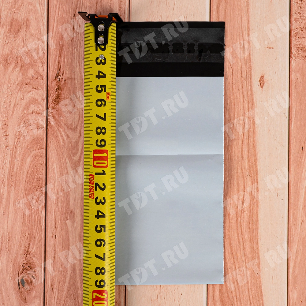 Курьер-пакет белый без печати, без кармана, 100*150+40 мм, 50 мкм, 100 шт.