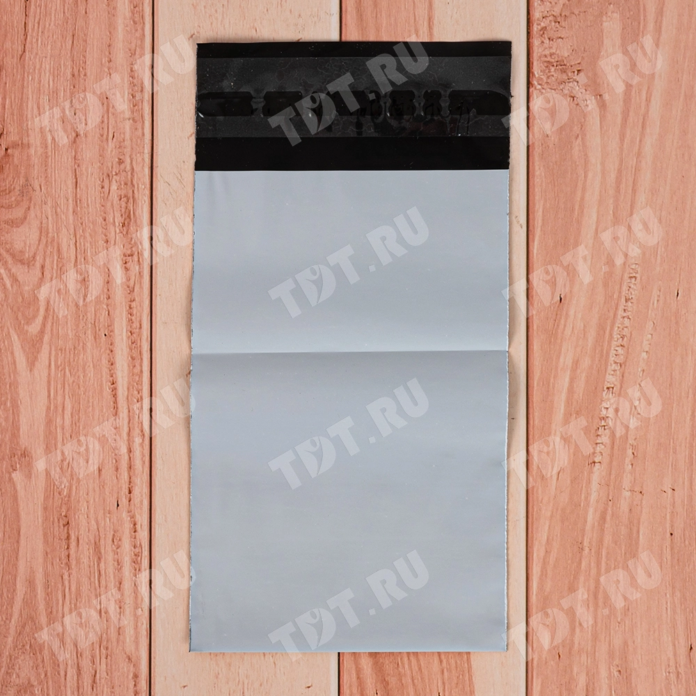 Курьер-пакет белый без печати, без кармана, 100*150+40 мм, 50 мкм, 100 шт.