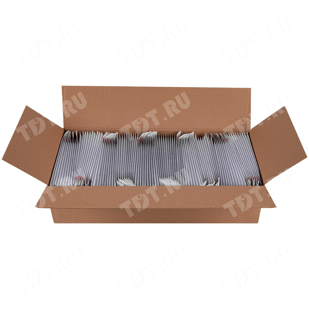 Белый крафт пакет с прослойкой и стрип-лентой, 14*22 см, В/00