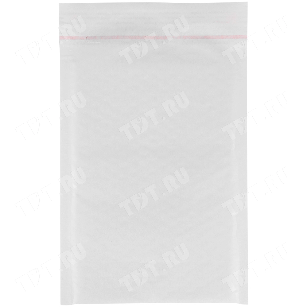 Белый крафт пакет с прослойкой и стрип-лентой, 20*27 см, D/1