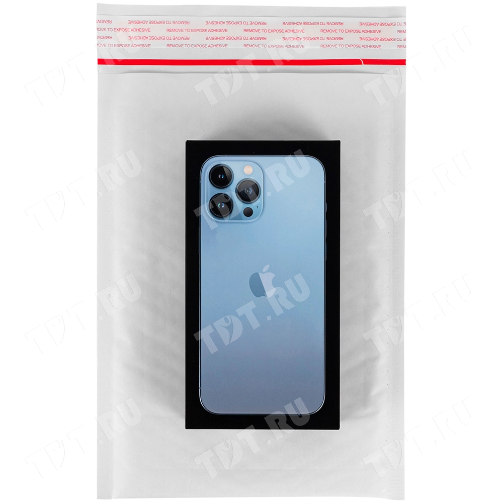 Белый крафт пакет с прослойкой и стрип-лентой, 20*27 см, D/1