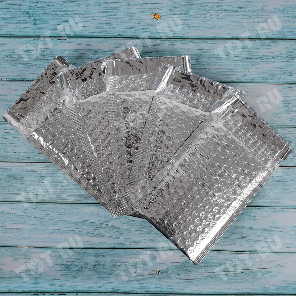 Металлизированный пакет с прослойкой, 13*17 см, А/000