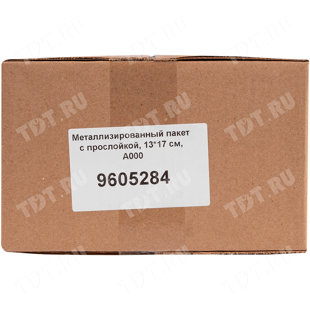 Металлизированный пакет с прослойкой, 13*17 см, А/000