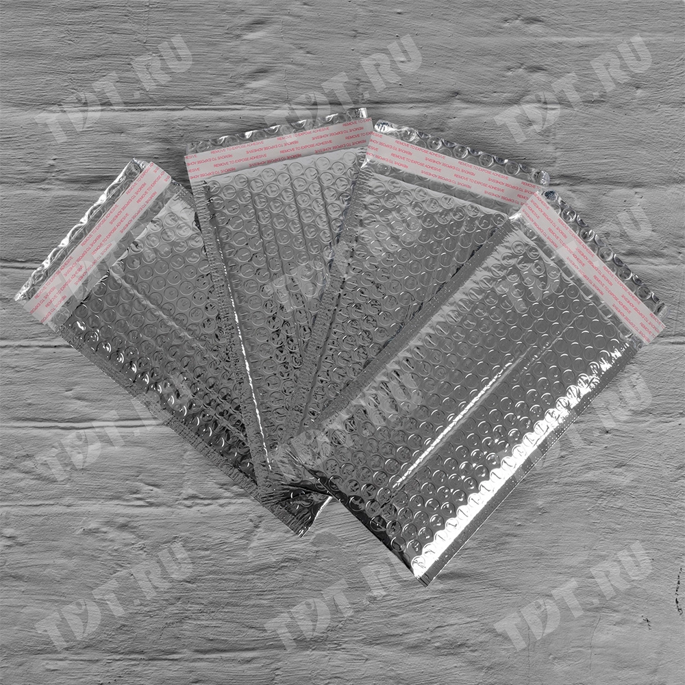 Металлизированный пакет с прослойкой, 14*22 см, В/00
