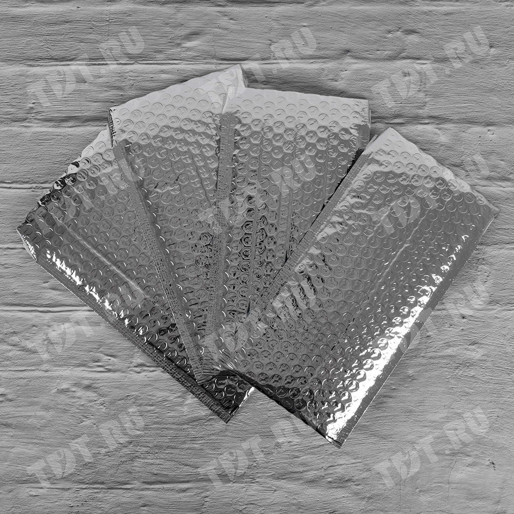 Металлизированный пакет с прослойкой, 14*22 см, В/00