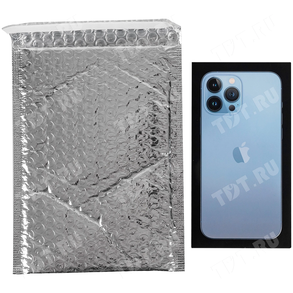 Металлизированный пакет с прослойкой, 17*22 см, С/0