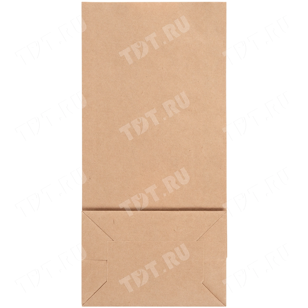 Крафт пакет с круглым окном, двухслойный, 70 г/м², 12*8*25 см, ламинированный