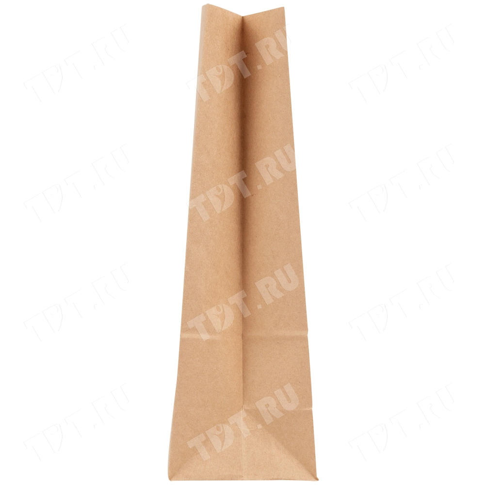 Крафт пакет с круглым окном, двухслойный, 70 г/м², 12*8*25 см, ламинированный