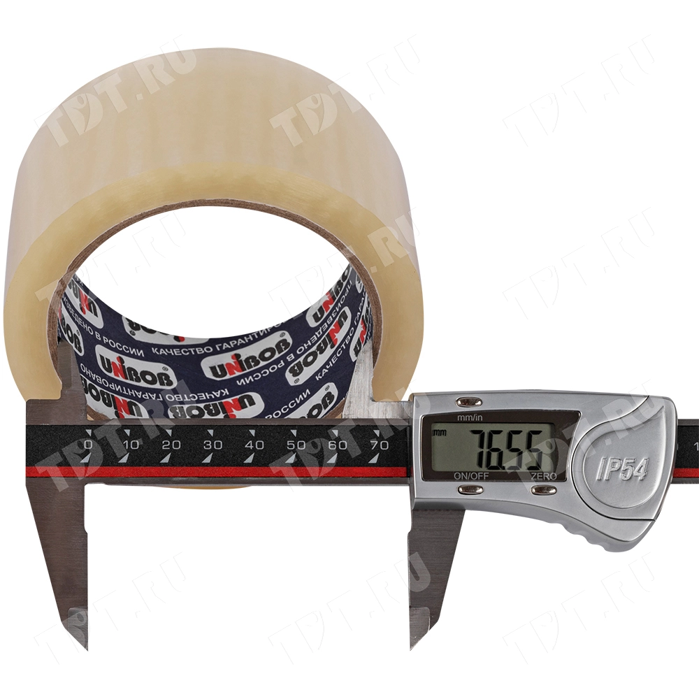 Клейкая лента прозрачная Unibob®, 48мм*66м*45мкм, 6 шт.