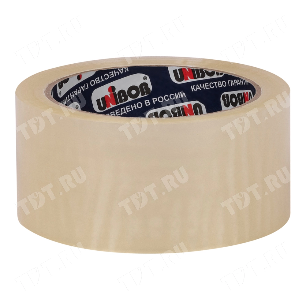 Клейкая лента прозрачная Unibob®, 48мм*66м*45мкм, 6 шт.