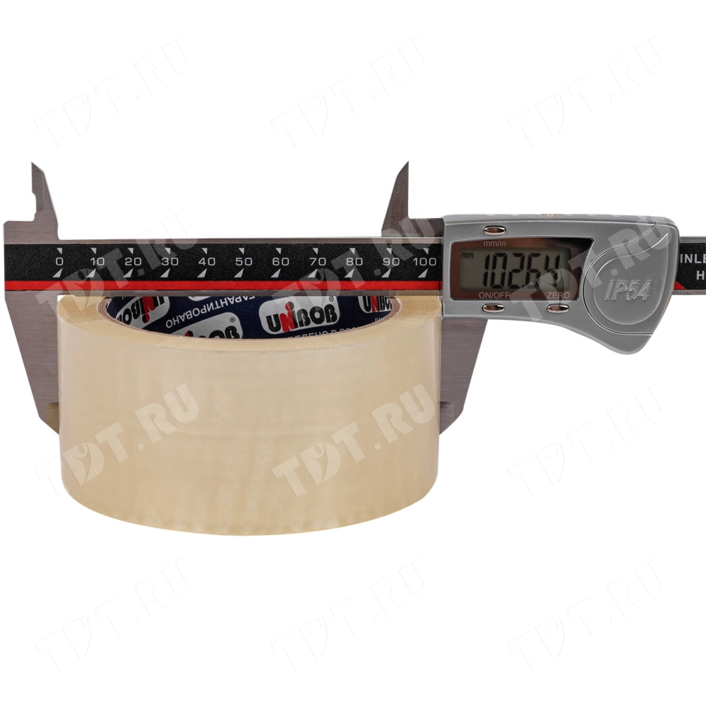 Клейкая лента прозрачная Unibob®, 48мм*66м*45мкм, 6 шт.