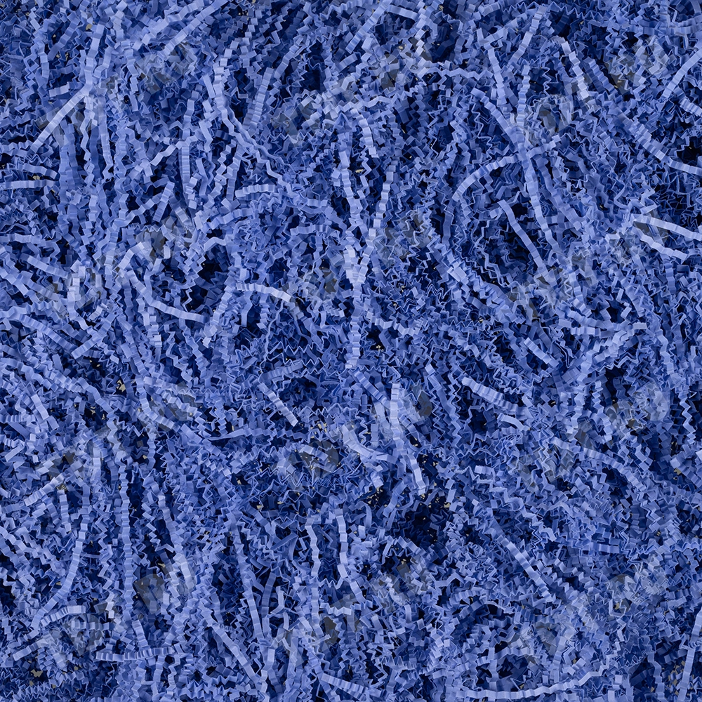 Бумажный наполнитель «Колокольчики», цветная бумага, сине-фиолетовый, 1 кг