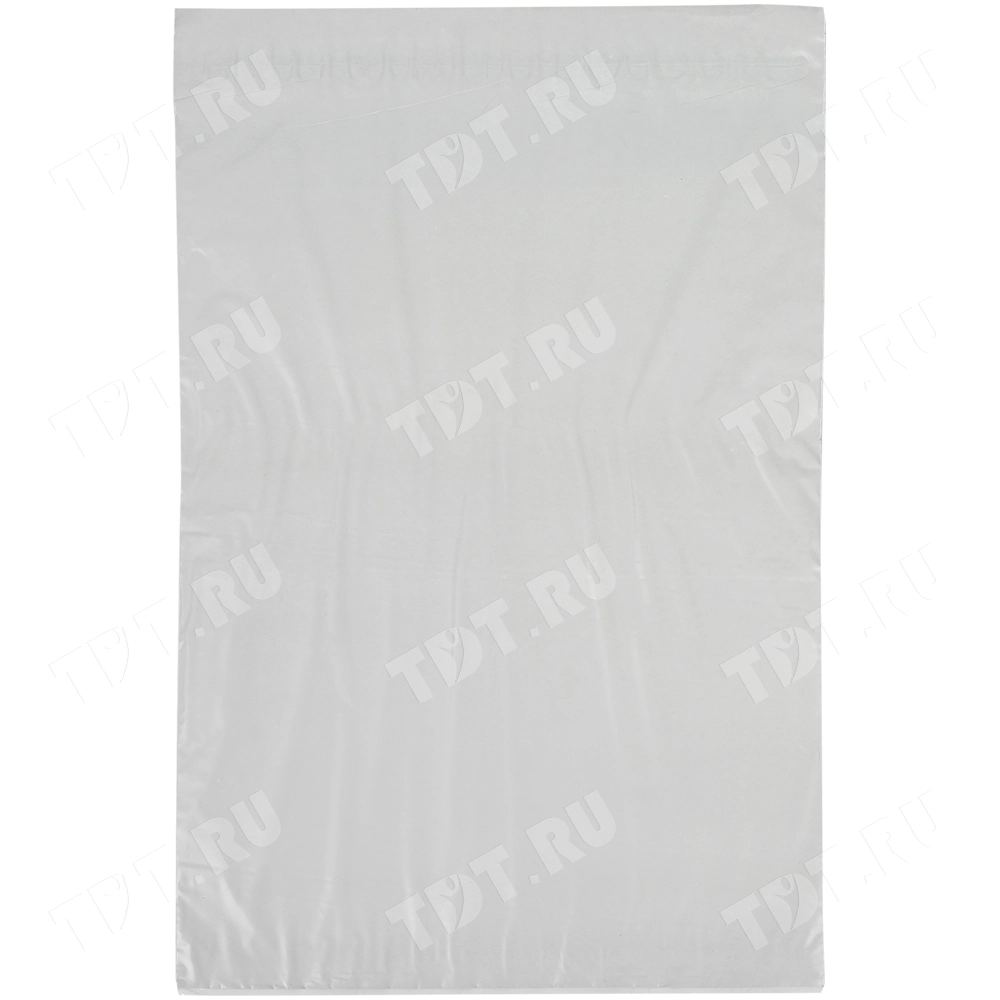 Курьер-пакет белый без печати, с карманом, 240*320+40 мм, 50 мкм, 100 шт.