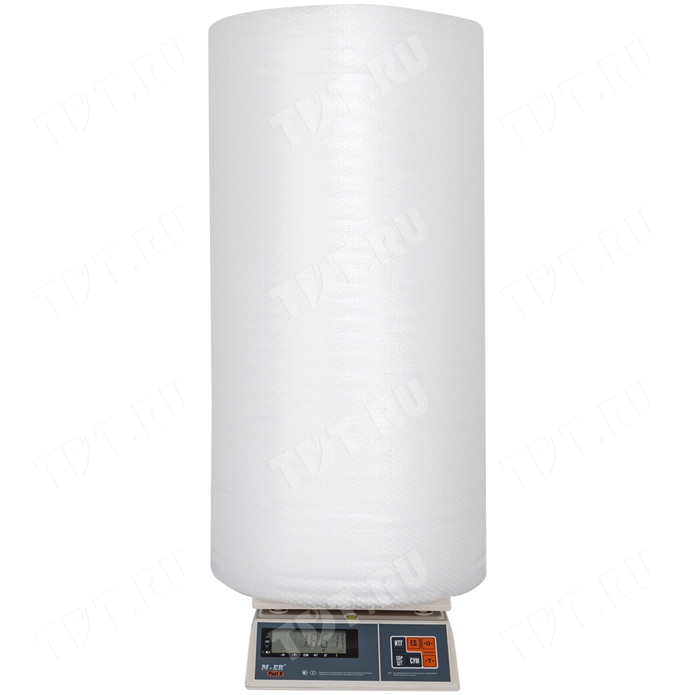 Воздушно пузырьковая пленка, 100*0.75 м «МиниБабл», 25 г/м², двухслойная