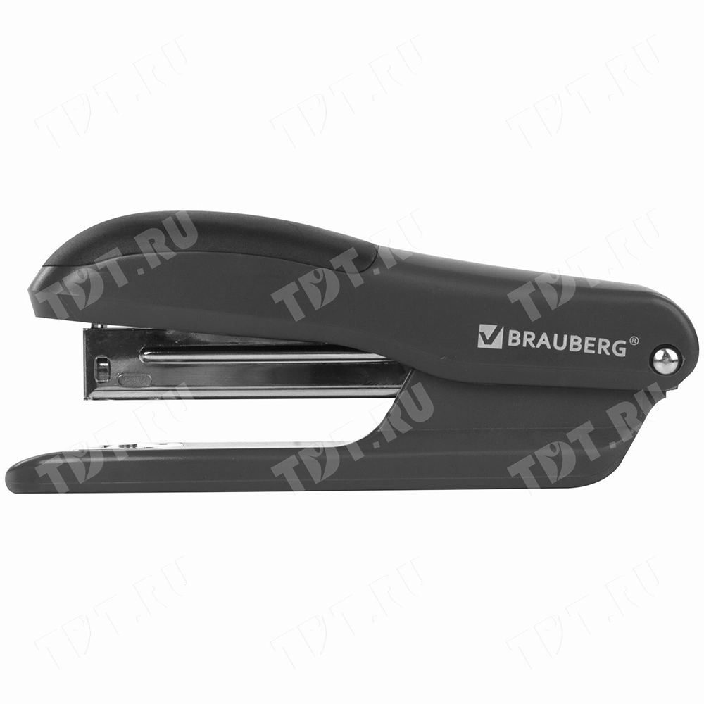 Степлер BRAUBERG «SX-39» для скоб №24/6 и №26/6, пластик, черный, 25 листов