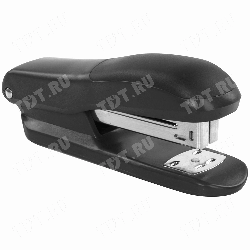 Степлер BRAUBERG «SX-39» для скоб №24/6 и №26/6, пластик, черный, 25 листов